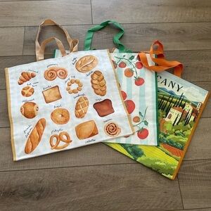 Homegoods TJMaxx Marshalls Viral Reusable Shopper Tote Bags Set of 3 NWOT